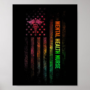 Mental Health Nurse Nursing RN Poster