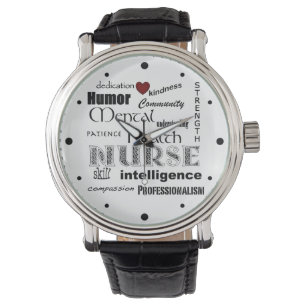 Mental Health Nurse Pride-Attributes/Red Heart Watch