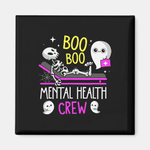 Mental Health Nurse Psych Boo Boo Crew Nursing Hal Magnet