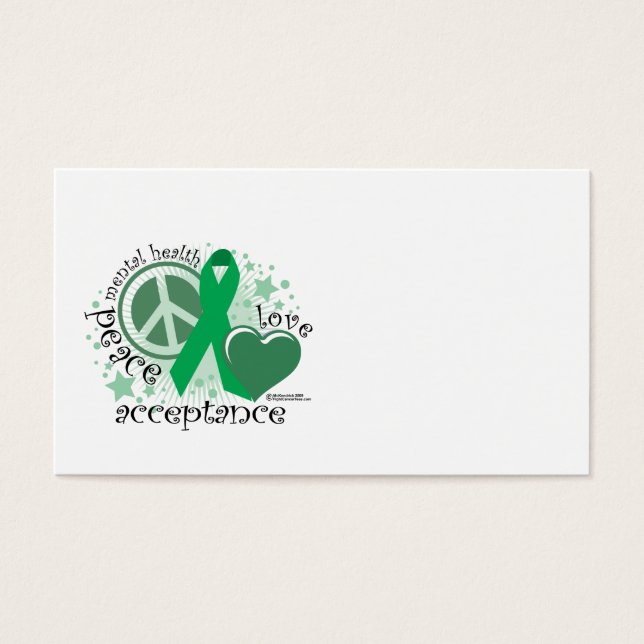 Mental Health Peace Love Acceptance (Front)