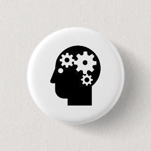 'Mental Health' Pictogram Button