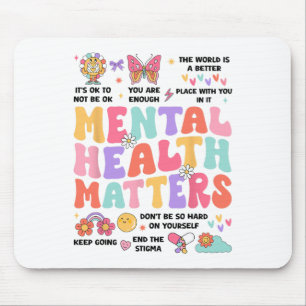 Mental Health Problem Autism Awareness Month Groov Mouse Pad