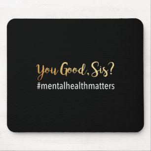 Mental Health Problems Awareness Human Brain Mouse Pad