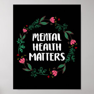 Mental Health Problems Awareness Suicide Preventio Poster