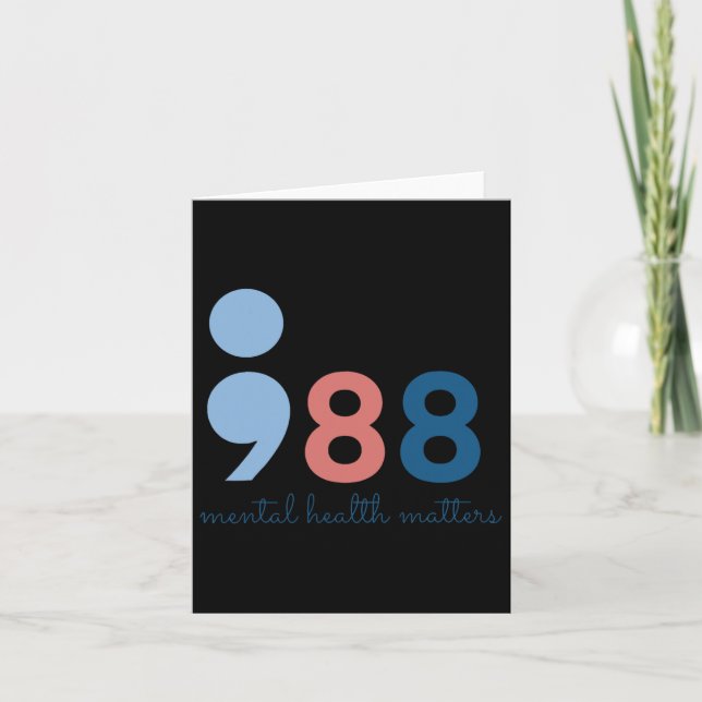 Mental Health Problems  Card (Front)