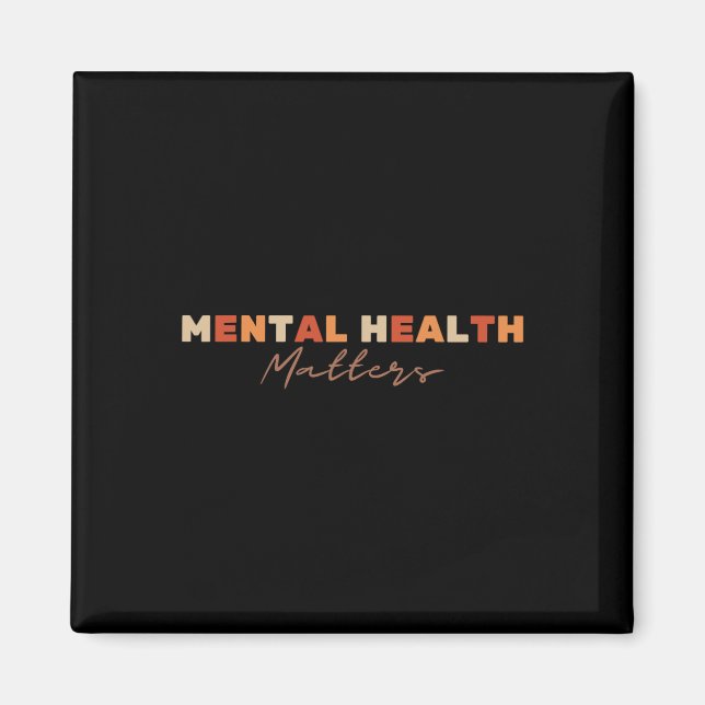 Mental Health Problems Depression Suicide Awarenes Magnet (Front)