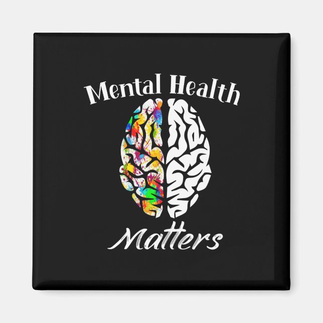 Mental Health Problems End The Stigma Mental Healt Magnet (Front)
