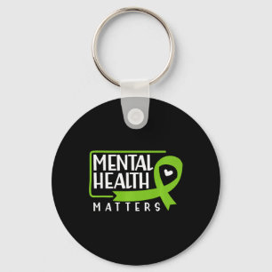 Mental Health Problems Green Ribbon Mental Health  Key Ring
