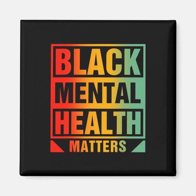 Mental Health Problems Human Brain Counsellor Ther Magnet (Front)