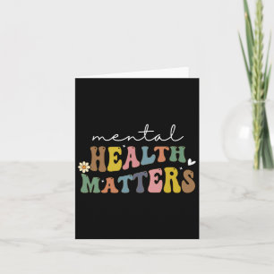 Mental Health Problems Human Brain Illness Awarene Card