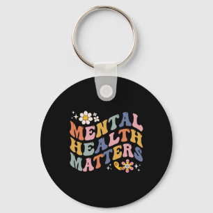 Mental Health Problems Human Brain Illness Awarene Key Ring