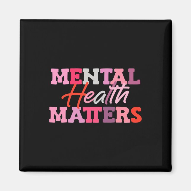 Mental Health Problems National Stress Awareness M Magnet (Front)