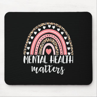 Mental Health Problems Rainbow Spread Awareness Me Mouse Pad
