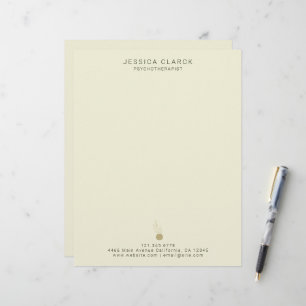 Mental Health Psychotherapists and Counsellors  Custom Letterhead