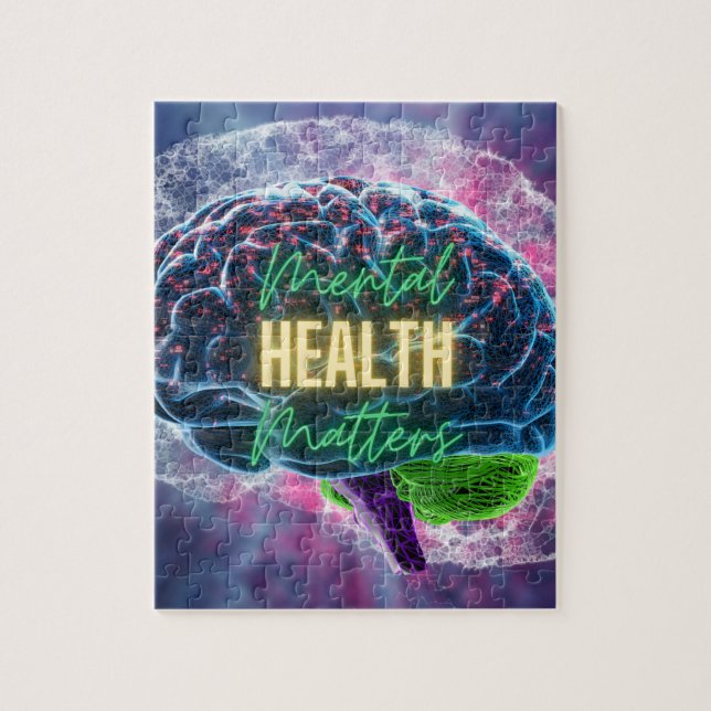 Mental Health Puzzle. Jigsaw Puzzle (Vertical)