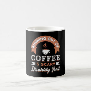 Mental Health Running Out Of Coffee Awareness Mug