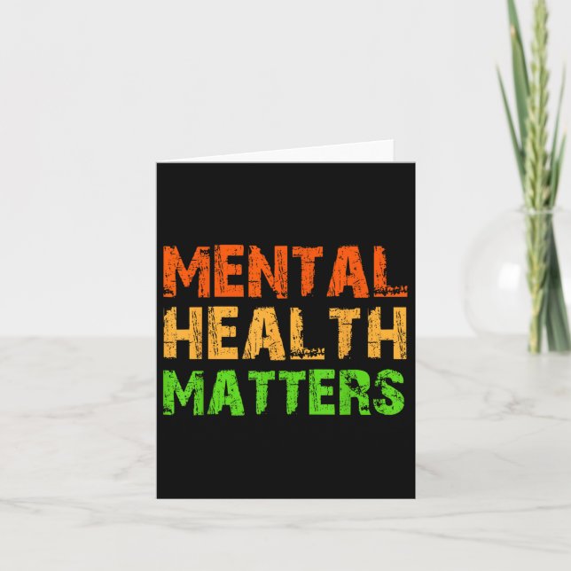 Mental Health S Awareness  Card (Front)