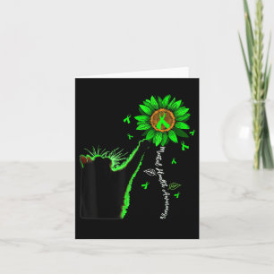Mental Health S Awareness Flower Cat Lover Women M Card