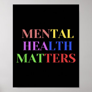 Mental Health S Awareness For Women Kid Men Gift Poster