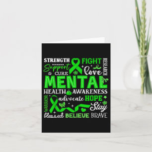 Mental Health S Awareness Hope Love Advocate Warri Card