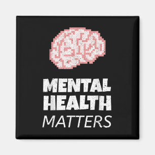 Mental Health S Awareness Human Brain Mental Healt Magnet