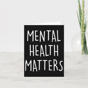 Mental Health S Awareness Month For Men And Women  Card