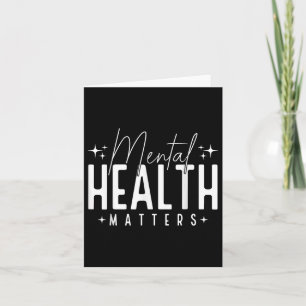 Mental Health S Awareness Month For Women And Men Card