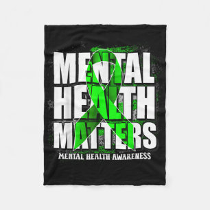 Mental Health S Awareness Month Support Squad Warr Fleece Blanket