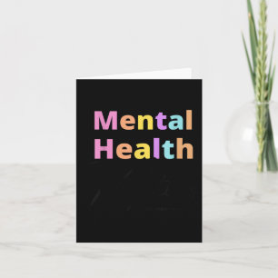 Mental Health S Awareness Retro Psychologist Women Card