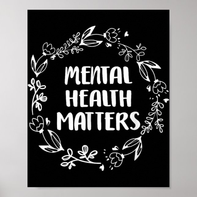 Mental Health S Awareness Suicide Prevention  Poster (Front)