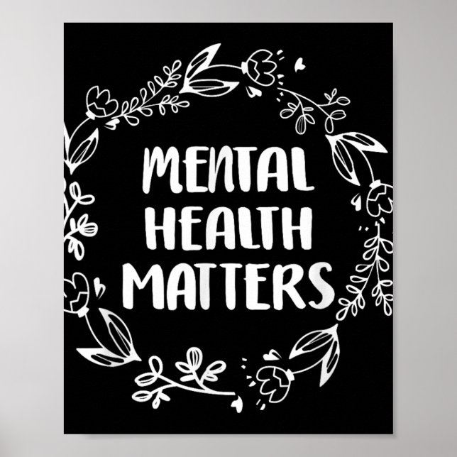 Mental Health S Awareness Suicide Prevention  Poster (Front)