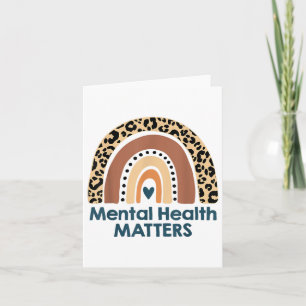 Mental Health S Boho Rainbow Mental Health Awarene Card