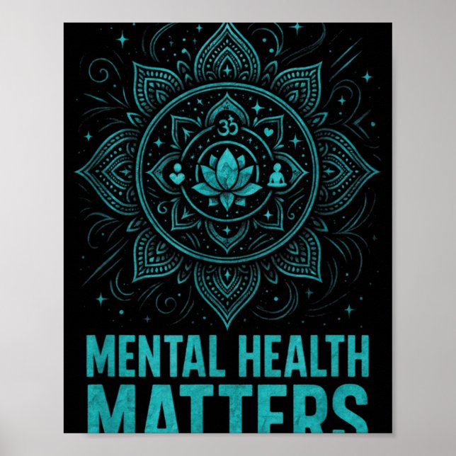 Mental Health S End Stigma Awareness  Poster (Front)