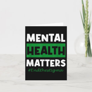 Mental Health S End The Stigma Awareness _1 Card