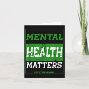 Mental Health S End The Stigma Awareness _6  Card