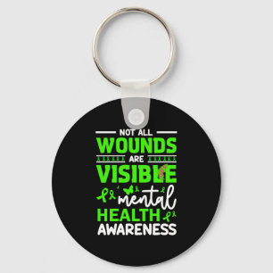 Mental Health S End The Stigma Psychology Therapy  Key Ring