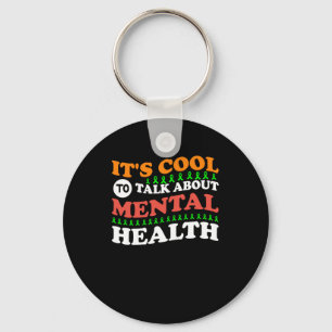Mental Health S End The Stigma Psychology Therapy Key Ring