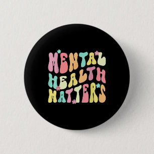 Mental Health S Gift Human Brain Illness Awareness 6 Cm Round Badge
