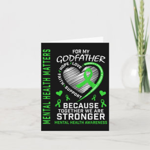 Mental Health S Godfather Mental Health Awareness Card