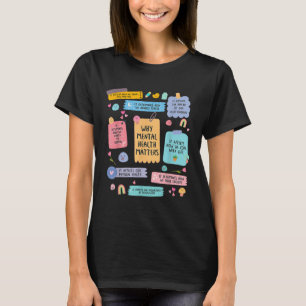 Mental Health S Human Brain Illness Awareness Reas T-Shirt