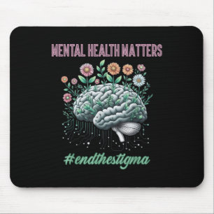 Mental Health S Human Brain Illness Awareness Supp Mouse Pad