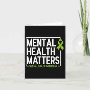 Mental Health S Men Women Kids Mental Health Aware Card