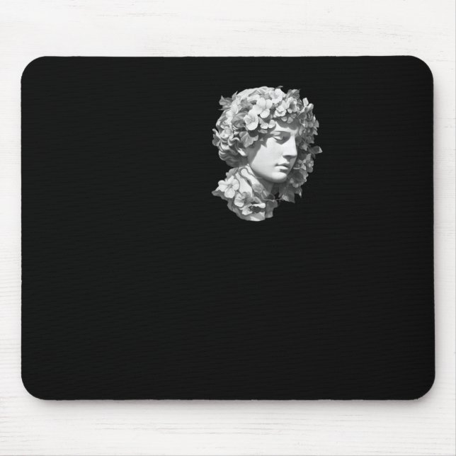 Mental Health S (monochrome Version  Mouse Pad (Front)