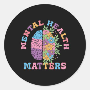 Mental Health S Sticker38 Classic Round Sticker