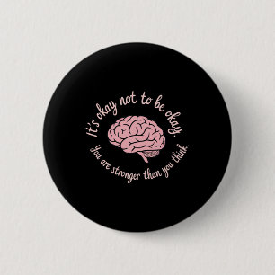 Mental Health S - Strength In Vulnerability Wellne 6 Cm Round Badge