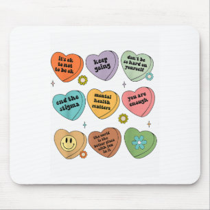 Mental Health S You Are Enough Self Care Awareness Mouse Pad