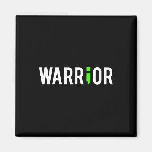 Mental Health Semi Colon Warrior Design Gift For S Magnet