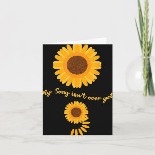 Mental Health Semicolon Sunflower Suicide Preventi Card