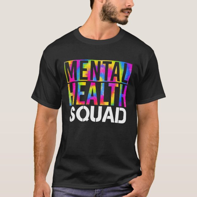 Mental Health Squad Brain Thoughts Vision Dream T-Shirt (Front)