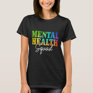 Mental Health Squad Mental Health Awareness Month T-Shirt